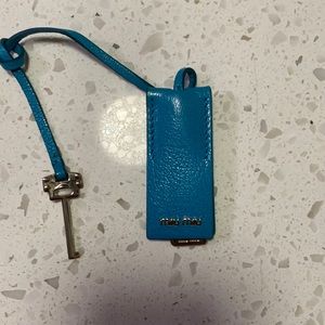 Miu Miu Madras Tag-Mini Mirror